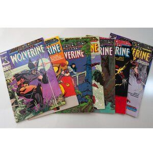 Marvel Comics Presents Wolverine 1 5 6 7 8 9 10 1988 1989 Comic Book Lot 80s X